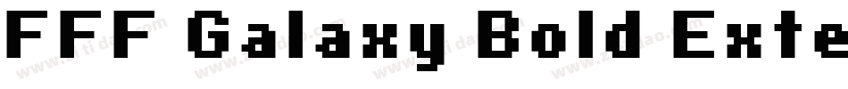 FFF Galaxy Bold Extended字体转换